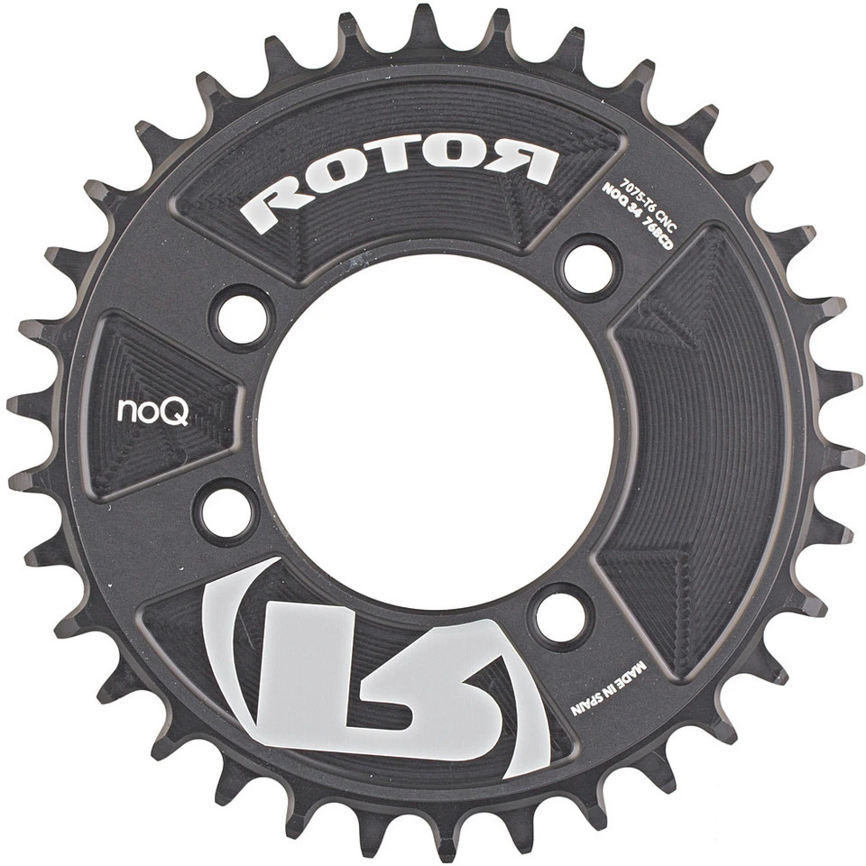 Rotor Kettenblatt NoQX1 MTB, 4-Arm, 76 Mm Lochkreis